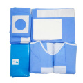 Disposable surgery pack universal drape cesarean section